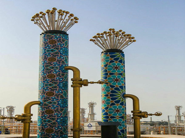 بنای یادمان پالایشگاه هفتم (فازهای 17-18) پارس جنوبی